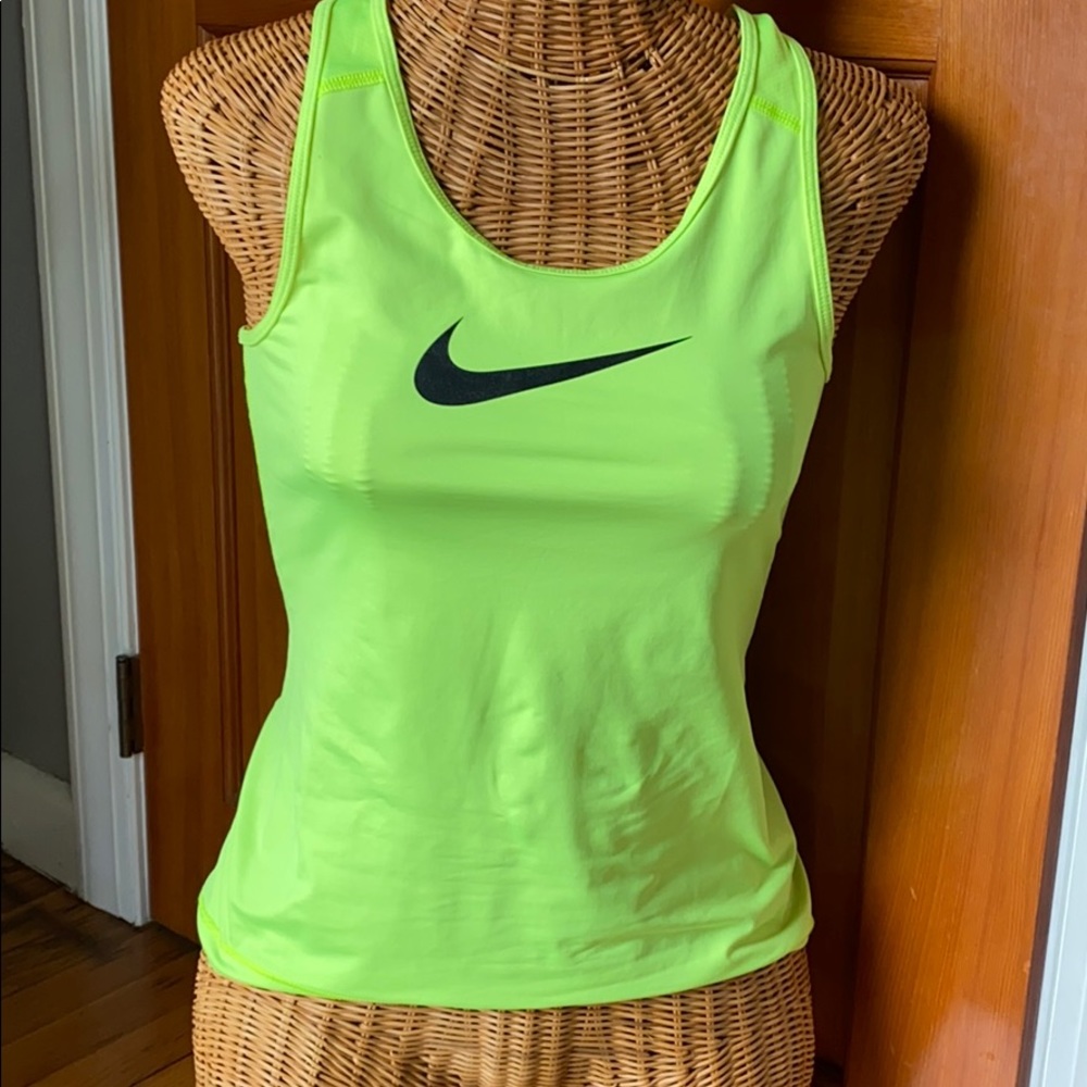Tennis Ball Yellow Nike Racerback Tank Top